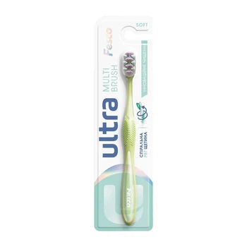 Зубна щітка Fesco Ultra Multibrush салатова