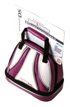 Сумка Brunswick Game Traveler для DS/DS Lite, фиолетовая, подбивка, сетки для картриджей, отделение на молнии