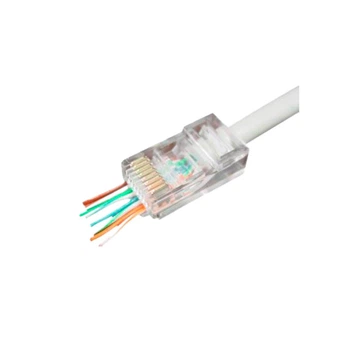Коннектор сквозной RJ45 Cat.5E (100 шт)