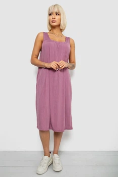 Сарафан жіночий в горох сливовий 257R733-1 AGER XXL-XXXL
