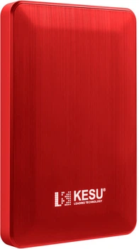 Жесткий диск Kesu 2518 1TB (2x500GB) 2.5" USB 3.0 External Red