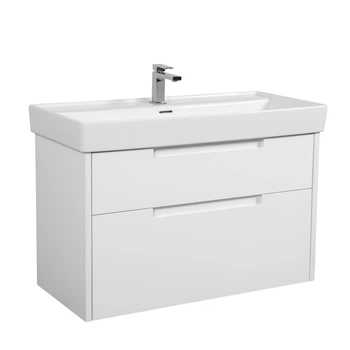 Тумба Rimini з умивальником Sharp 100 см (консольна)
