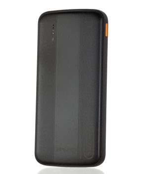 Зовнішній акумулятор Power Bank Awei P20K 2xUSB Type-C 10000 mAh 10W Black (3_07882)