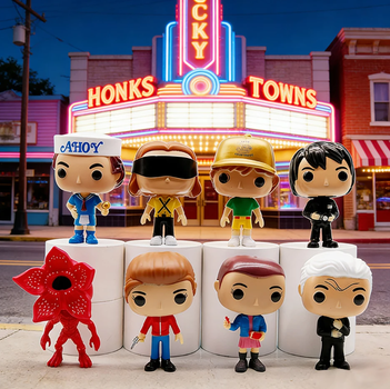 Набір фігурок Дивні дива Одинадцять Демогоргон Stranger Things Eleven 8 шт 10,5 см