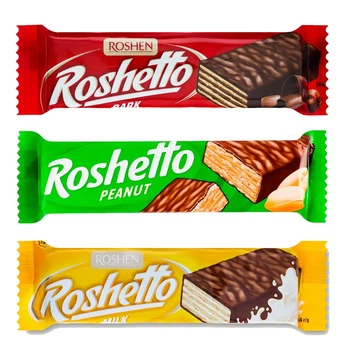Вафельний батончик Roshetto асортимент (9706147)
