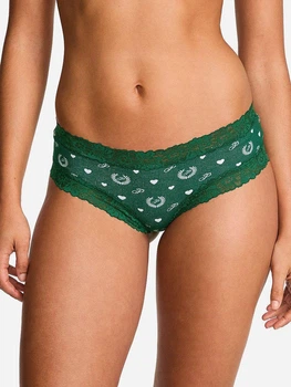Трусики танга женские хлопковые Victoria's Secret 27046917 XS Зеленые (28799677821)