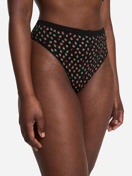 Трусики бразиліана жіночі Victoria's Secret 27050783 L Чорні (369875421394)