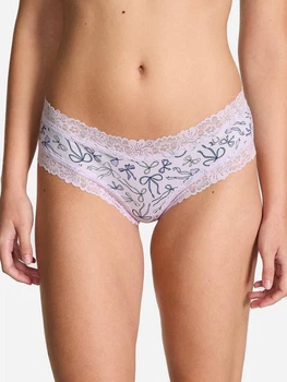 Трусики бразилиана женские хлопковые Victoria's Secret 27172776 M Сиренево-розовые (99731591784)