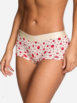 Трусики шорти жіночі бавовняні Victoria's Secret 27170487 XS Бежеві (21299836712)