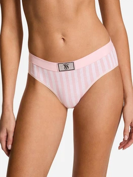 Трусики хіпстери жіночі бавовняні Victoria's Secret 27204653 XL Рожеві (1938864943384)