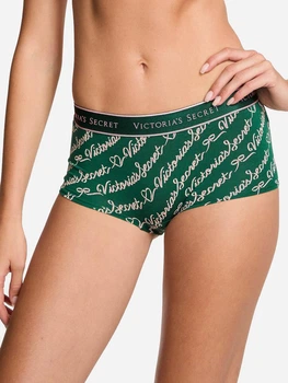 Трусики шорты женские хлопковые Victoria's Secret 27175878 XS Зеленые (2561288731)