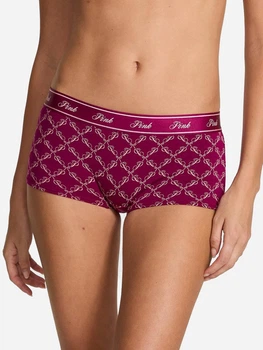 Трусики шорты женские хлопковые Victoria's Secret 27170023 2XL Бордовые (283677493086)