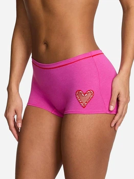 Трусики шорти жіночі бавовняні Victoria's Secret 27171086 XS Рожеві (283677492916)