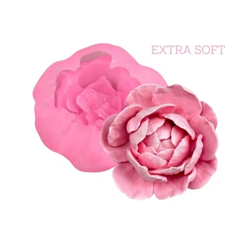 Силиконовый молд Пион 2 EXTRA SOFT