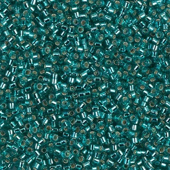 DB-1208 Бісер Miyuki Delica Beads 11/0 (блискучий темна бірюза), 50 г