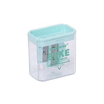 Точилка двойная DAIMARSE DMS-109(Turquoise) бирюзовый, 4,8х5х3 см