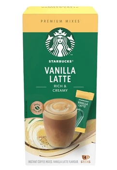 Кофе Латте Starbucks Vanilla Latte Ванільна 4x21.5г
