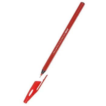 Масляная ручка Buromax LINEA 0,7 мм красные чернила (BM.8362-03)