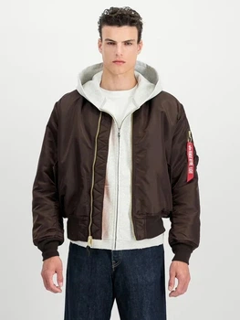 Бомбер чоловічий Alpha Industries 100101696 XL Коричневий (800070355475)