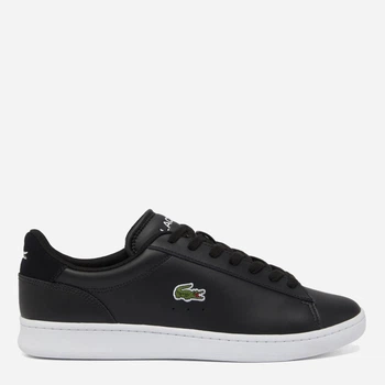 Мужские кеды кожаные низкие Lacoste 547968446 46.5 Черные (1159855285)