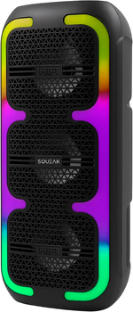 Портативна колонка Squeak SQ1009 45W RGB Black (5905610707095)