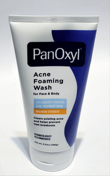PanOxyl Acne Foaming Wash 10% Benzoyl Peroxide Пенка для умывания от прыщей и акне (156 г)
