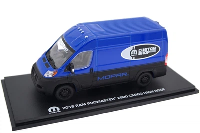 Модель авто Greenlight Ram Promaster 2500 Cargo High Roof Mopar Hospitality Van 2018 1:43 Синій/Чорний (86155)