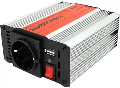 Инвертор напряжения Ritar RSX-300 12 В/220 В, 300 Вт с аппроксимированной синусоидой, 1 x Shuko, 1 x USB, клеммные провода, BOX, Q20 (YT28838)