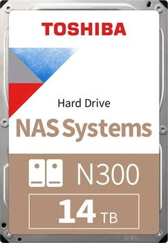 Жорсткий диск Toshiba N300 NAS 14TB 7200rpm 512MB 3.5" SATA III (HDWG51EUZSVA)