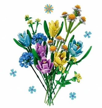 Конструктор букет тюльпанов Flower Bouquet Tulip 837 деталей