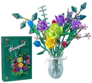 Конструктор букет цветов Panlos Wildflowers Bouquet 999 деталей