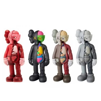 Комплект статуэток 4 шт. KAWS Companion Flayed Open Edition Medicom Toy 10 cm