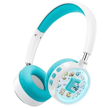 Навушники Bluetooth XO BE57 Colorful Elf Kids LED яскрава гарнітура для дітей для навчання/відеодзвінків для устройств Android Ip