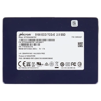 Накопитель SSD Micron Enterprise 960Gb 5100 ECO (MTFDDAK960TBY)