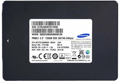 Диск SSD Samsung SATA 2.5" 128 GB (MZ-7TE1280 / MZ7TE128HMGR) - Б/У
