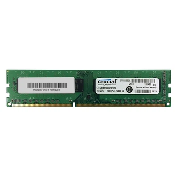 Оперативная память Crucial 4Gb DDR3-1600 PC3-12800 2Rx8 (CT51264BA160BJ.D8FED) UDIMM Non-ECC Unbuffered - Б/У
