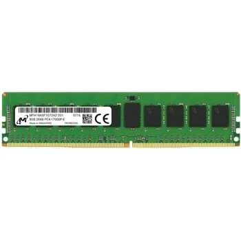 Оперативная память Micron 8Gb DDR4-2133 PC4-17000 2Rx8 (MTA18ASF1G72AZ-2G1) UDIMM ECC Unbuffered - Б/У