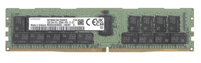 Оперативная память Samsung 32Gb DDR4-3200 PC4-25600 2Rx4 (M393A4K40EB3-CWE) RDIMM ECC Registered - Б/У