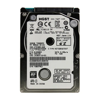 Жорсткий диск HGST Travelstar 320Gb 7200 об/хв 6 Gbit/s (HTS725032A7E630) - Б/В