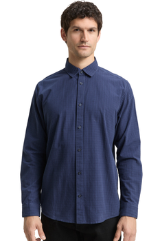 Сорочка ДР Tom Tailor Men's Shirt L Синій 1048439-38955