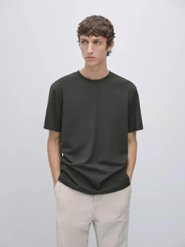Футболка мужская Massimo Dutti L темно-зеленый