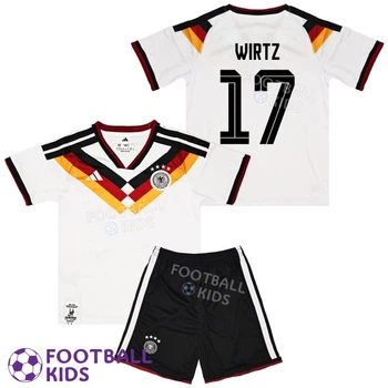 Футбольна форма дитяча WIRTZ 17 збірної Німеччини Home Germany FIFA World Cup 135-145 см (set4732-136866-4)