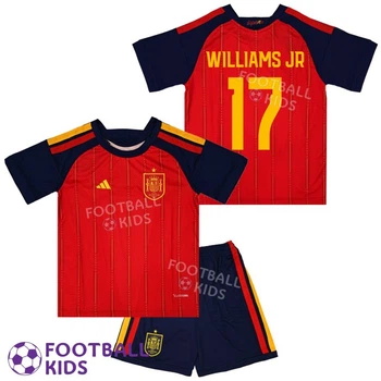 Футбольная форма детская WILLIAMS JR 17 сборной Испании Home Spain FIFA World Cup 125-135 см (set4730-136908-4)