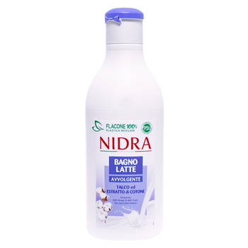 Гель-молочко для ванни та душу NIDRA bs talco&fiori cot.ml750