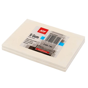 Шпателя гумові (набір 2шт) "S Gum" 6х10х0,5см білі APP, 250335