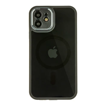 Чохол Creative TPU PC Metal Calais із MagSafe для Apple iPhone 12 Black