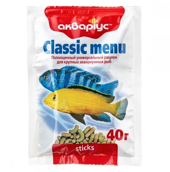 Сухой корм для рыб CLASSIC MENU sticks 40г
