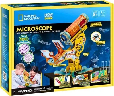 Пазл 3D Cubic Fun National Geographic Мікроскоп 11271 (6944588211271)