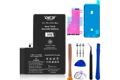 Адаптивна батарея (4750 mAh) для iPhone 14 Pro Max з ремкоплектом (DEJI) |Розпізнається iOS як оригінал | Не вимагає прошивки High Copy