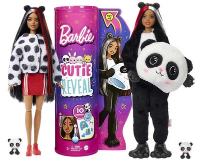 Barbie Cutie Reveal лялька в костюмі панди